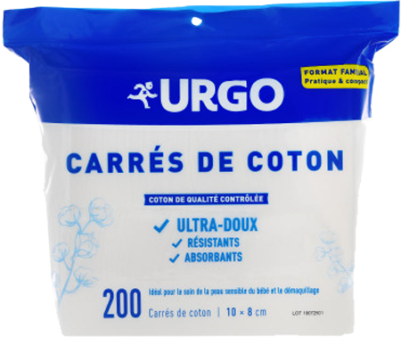 URGO Carré de coton  sachet